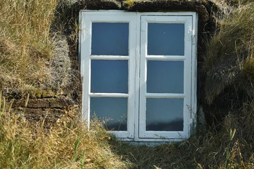 old wooden window