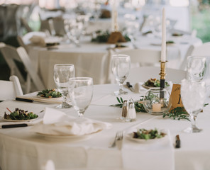 Sticker - wedding table setting