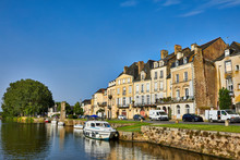 Image Of Redon, Brittany, France, From The River Vilaine