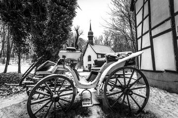 Wall Mural - Park im Schnee