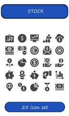 Poster - stock icon set