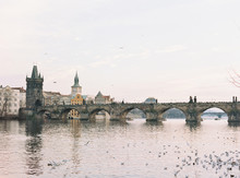 Charles Bridge And Prague Castle