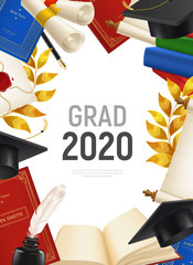 Poster - Realistic Graduate Frame