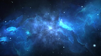 planets and galaxy science fiction deep space star field 4k loop animation background. universe trav