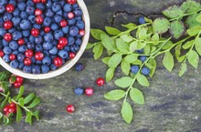 Directly Above Shot Of Berries In Bowl On Table