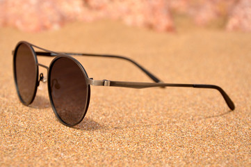 sunglasses on the beach