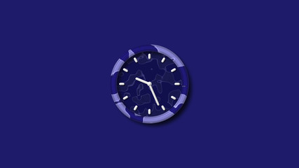 Amazing blue dark 3d clock icon,Counting down 3d clock,army design clock icon