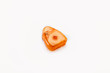 © Helen - dental floss on a white isolated background,dental hygiene items on a white isolated background,dental floss in an orange case on a white background