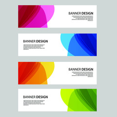 Vector Abstract banner web template