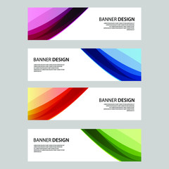 Vector Abstract banner web template