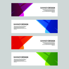 Vector Abstract banner web template