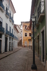 Naklejka na meble narrow street in old town