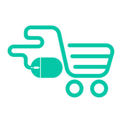 online shopping design icon Vector illustration