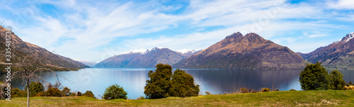 Fotografía Lake Wakatipu panoramoc view, New Zealand