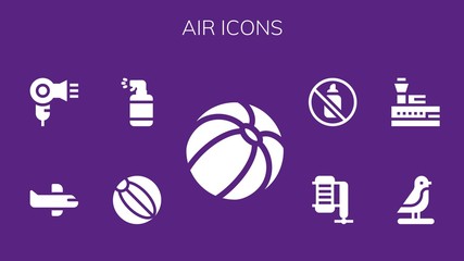 Poster - air icon set