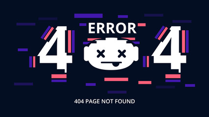 Poster - Error 404 page template