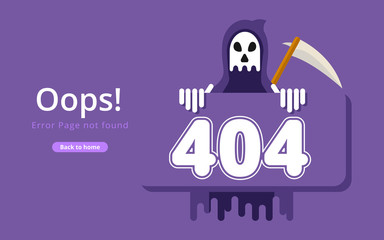 Poster - Error 404 page template