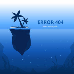 Poster - Error 404 page template