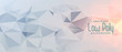 abstract gray geometric low poly banner design