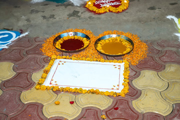 Sticker - Maharashtra wedding ceremony in Hinduism