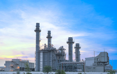 Power plant station building