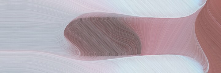 Aufkleber - abstract dynamic curved lines modern header design with silver, pastel gray and pastel brown colors