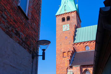 Sticker - Saint Olaf's Church in Helsingor from Denmark 