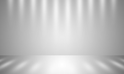 Wall Mural - empty room studio gray gradient light background used for display your product