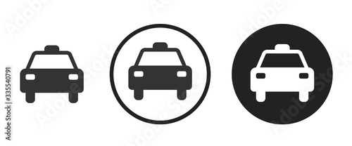 Fotomural taxi icon . web icon set .vector illustration