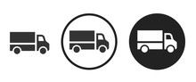 Truck Icon . Web Icon Set .vector Illustration	