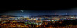 Stuttgart Nacht Panorama, Fernsehturm, Talblick,lichtschweif