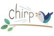 Bird Onomatopoeia Sound Chirp Illustration