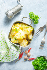 Poster - boiled potato