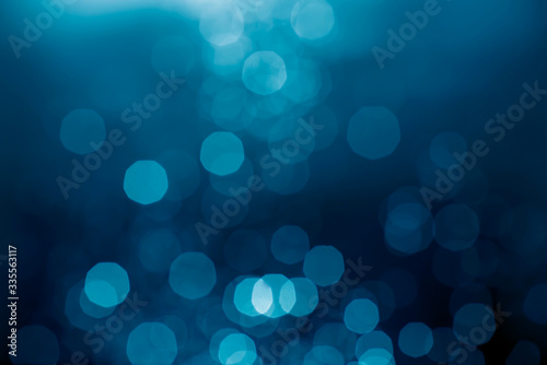 Fotomural Blue bokeh abstract light background