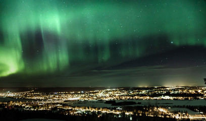 arctic city night