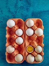 Egg Box With Free Range Eggs