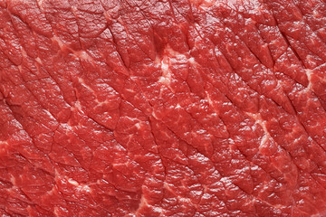 Poster - Red beef meat macro texture or background