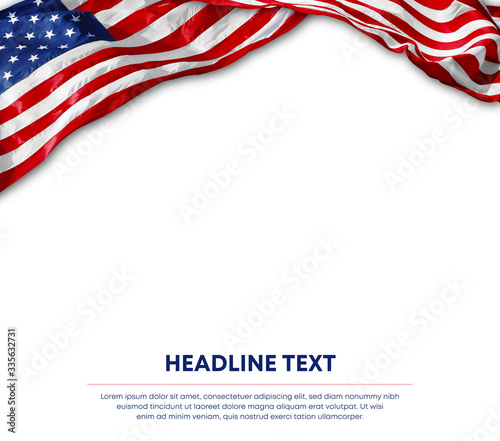 Fotografía American flag for Memorial day