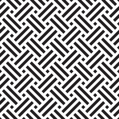 Seamless weave pattern geometric background