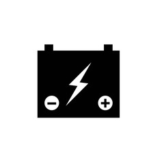 Canvas Print - Battery icon