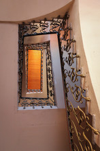 Bottom View Of An Inertial Staircase Of An Old Building