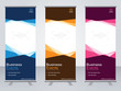 © welli - Business banner roll up set,standee banner template,Modern banner.