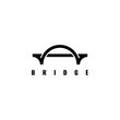 © SUPERGHONAM - Simple bridge logo design vector template