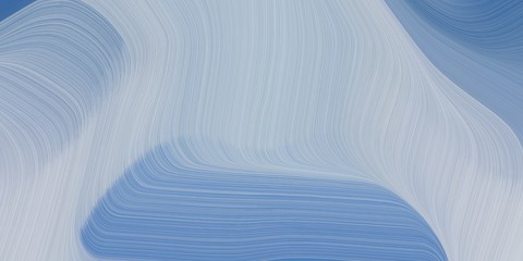 Poster - graphic design background with contemporary waves design with pastel blue, steel blue and cadet blue color. can be used as card, wallpaper or background texture