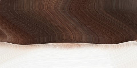 Poster - graphic design background with smooth swirl waves background illustration with linen, old mauve and pastel brown color. can be used as card, wallpaper or background texture