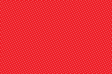 Poster - White dots on a red background. Pixels backdrop.