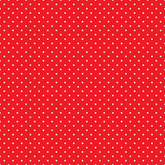 Poster - White dots on a red background. Pixels backdrop.