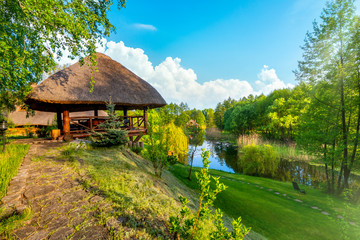 Wall Mural - House in spring