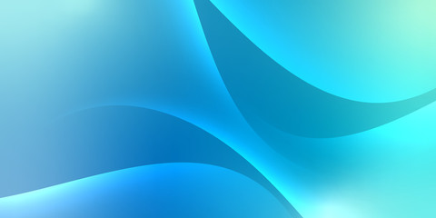 Wall Mural - blue abstract curve pattern background.