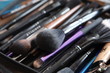 
Makeup brushes before the wedding